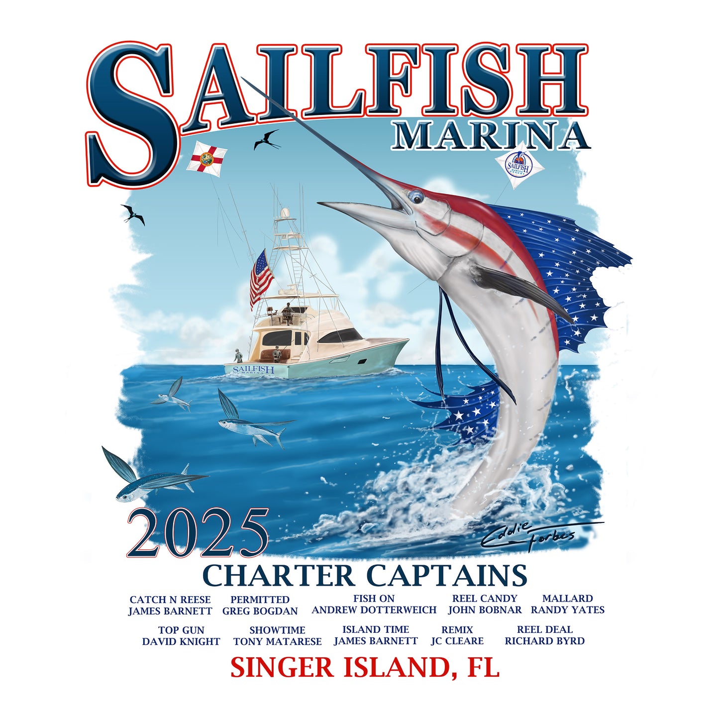 Sailfish Marina 2024 Charter Captain's design