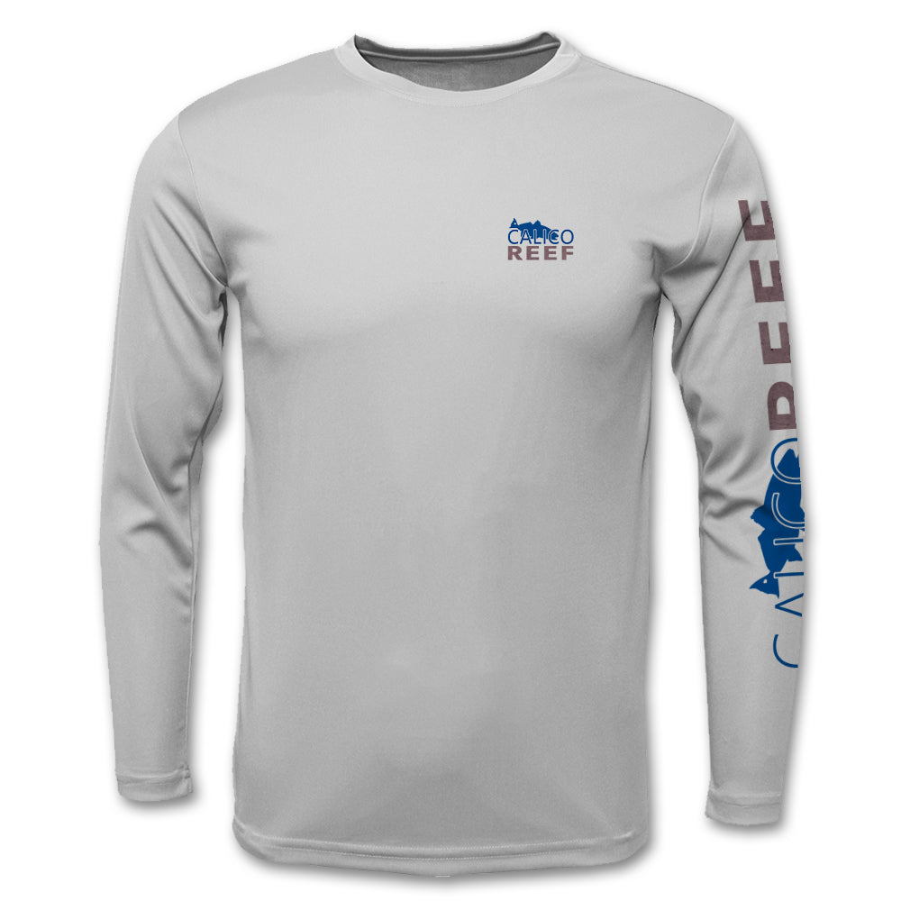 Americana Redfish Long Sleeve Performance Shirt