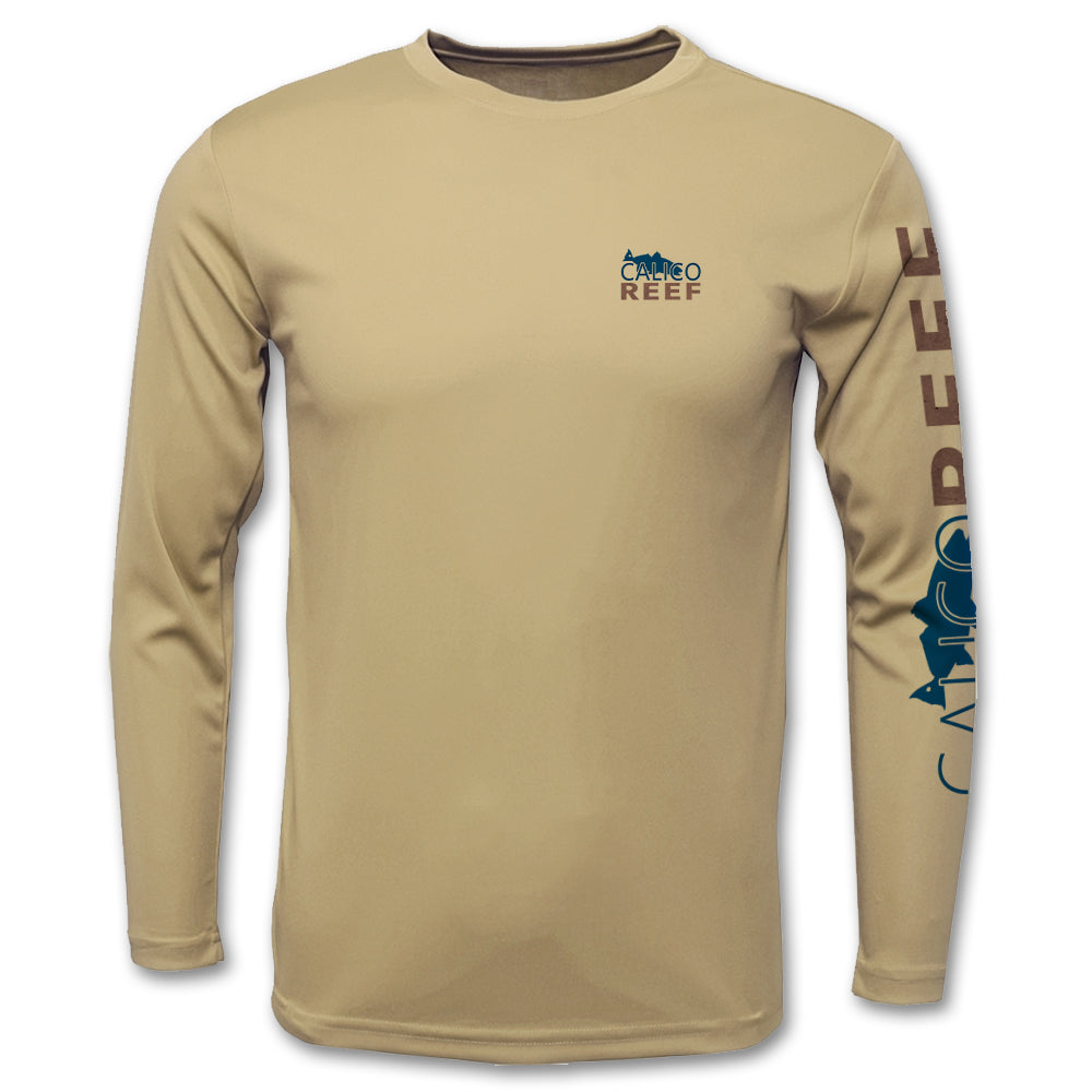 Americana Redfish Long Sleeve Performance Shirt